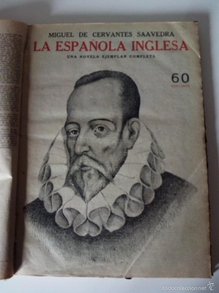 Sammeln von Zeitschriften und Zeitungen: 8 revistas de N&uacute;meros sueltos encuadernados Revista literaria Novelas y Cuentos
