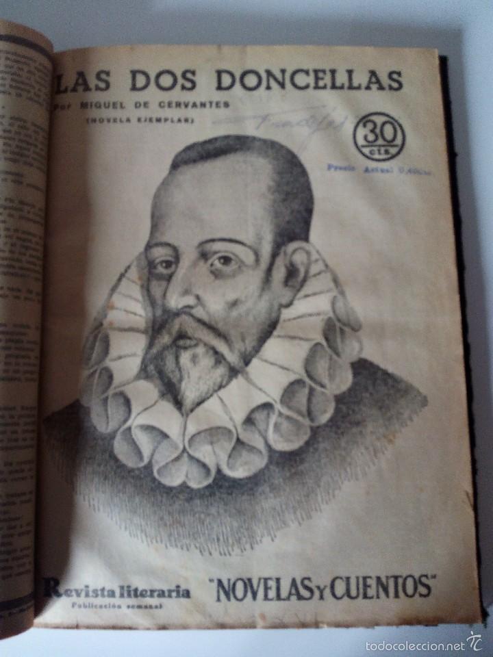 Sammeln von Zeitschriften und Zeitungen: 14 revistas encuadernadas Revista literaria Novelas y Cuentos