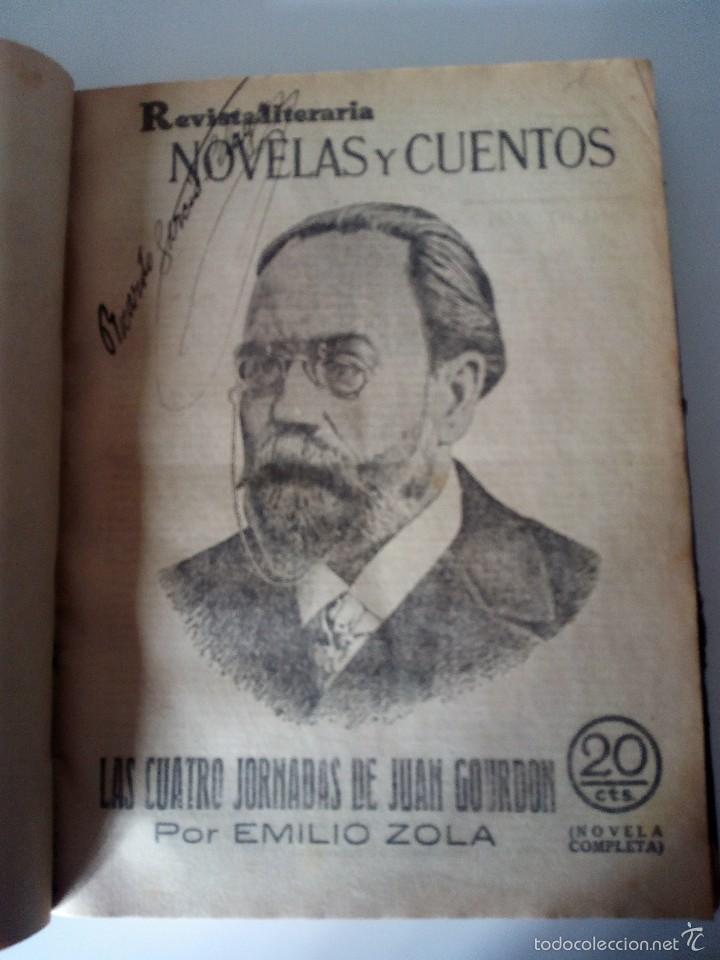 Sammeln von Zeitschriften und Zeitungen: 14 revistas encuadernadas Revista Literaria Novelas y Cuentos