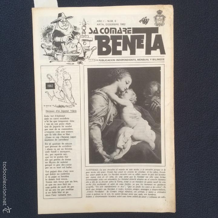 Coleccionismo de revistas y peri&oacute;dicos: SA COMARE BENETA, ARTA