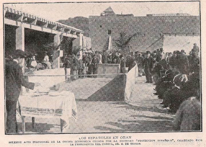 Collezionismo di Riviste e Giornali: * OR&Aacute;N * Cocina econ&oacute;mica creada por Protecci&oacute;n Espa&ntilde;ola   -1914