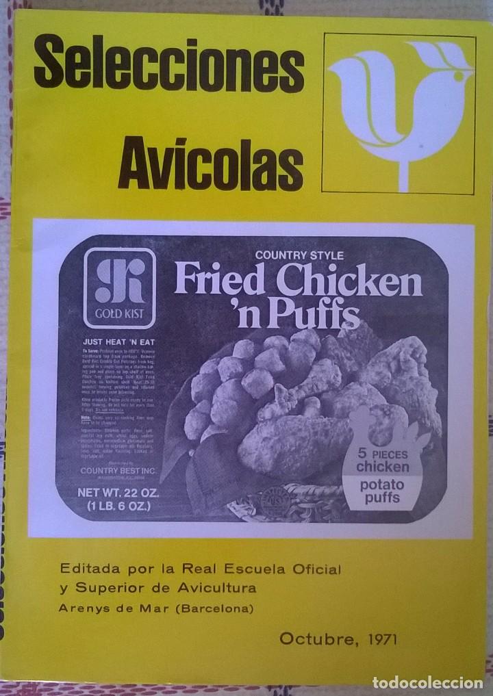Coleccionismo de Revistas y Peri&oacute;dicos: Selecciones Avicolas Octubre 1971