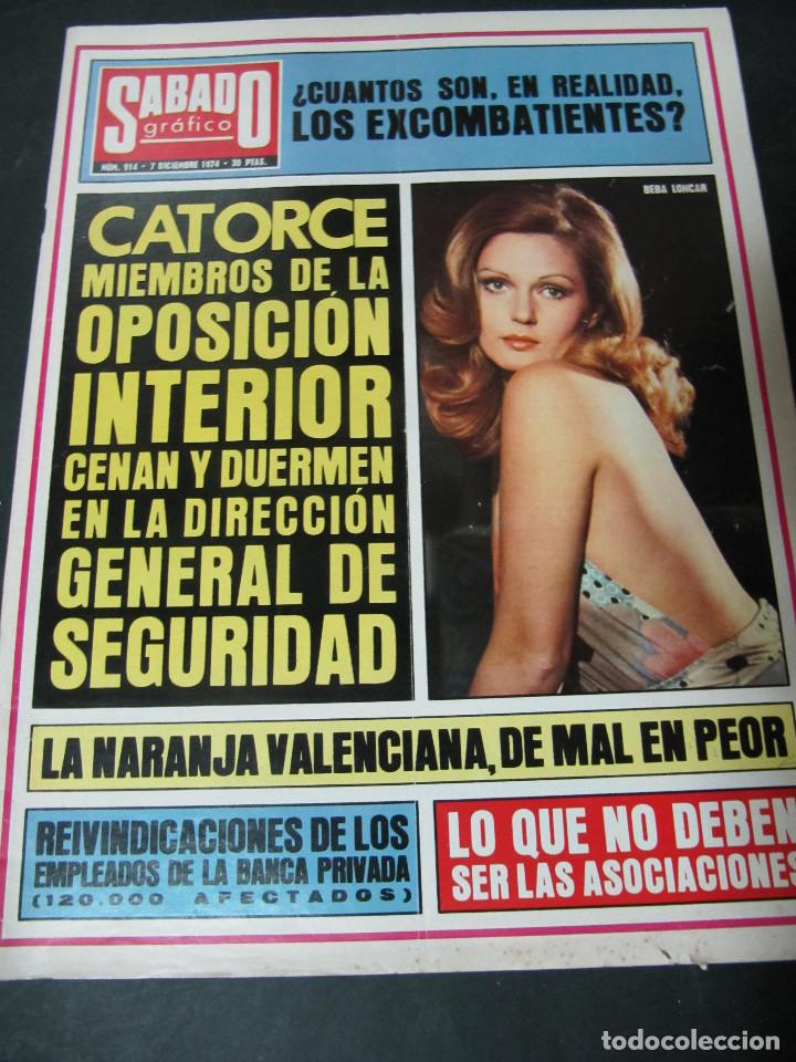 Coleccionismo de Revistas y Peri&oacute;dicos: REVISTA SABADO GRAFICO NARANJA VALENCIA AYUNTAMIENTO BURGOS GALICIA GUERNICA PICASSO