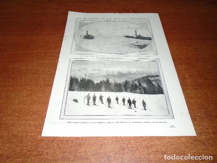 Collezionismo di Riviste e Giornali: HOJA DE  PRENSA 1915: LA GUERRA EN LA PRUSIA ORIENTAL Y EN LOS LAGOS MANSURIANOS