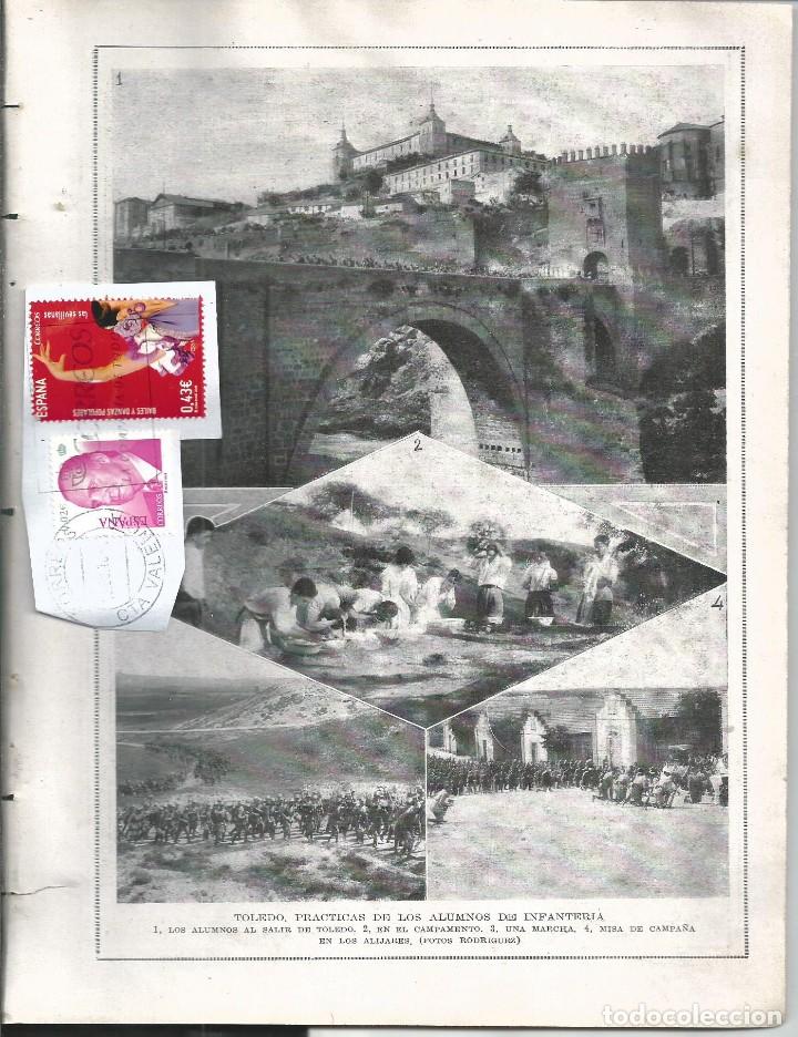 Coleccionismo de Revistas y Peri&oacute;dicos: BYN MAY 1923.N&ordm; 1671. TOLEDO  INFANTERIA ALIJARES PROFESOR LANDETE VALENCIA. CASA MARQUES ALELLA