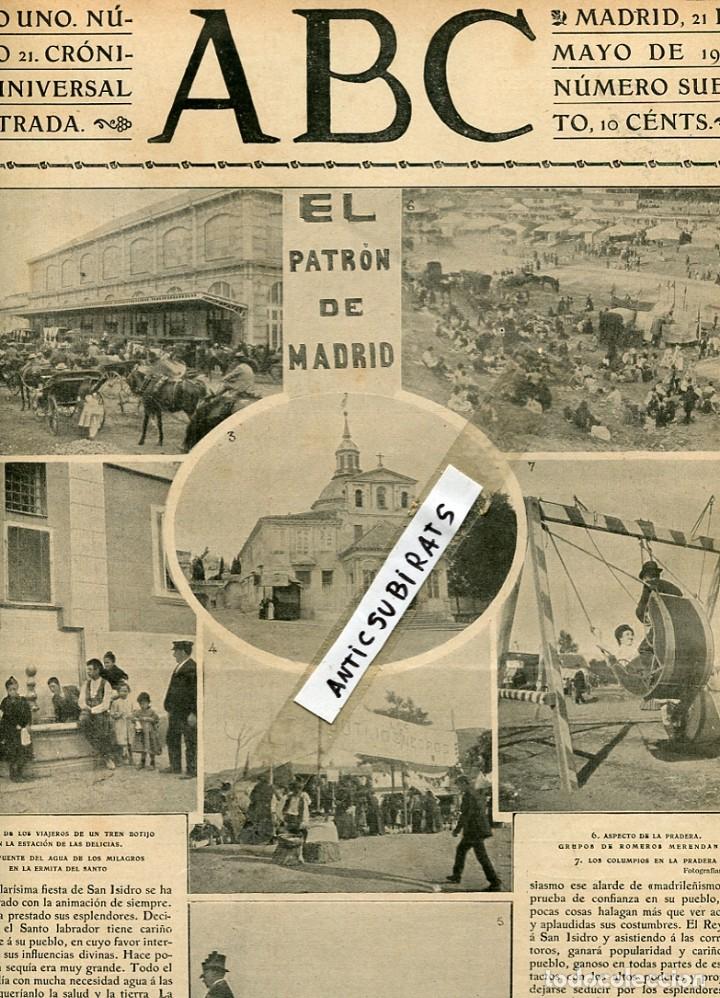 Collezionismo di Riviste e Giornali: PERIODICO 1903 FIESTA DE SAN ISIDRO EN MADRID CARRERA DE COCHES PARIS MADIRD TOROS EN SAN SEBASTIAN