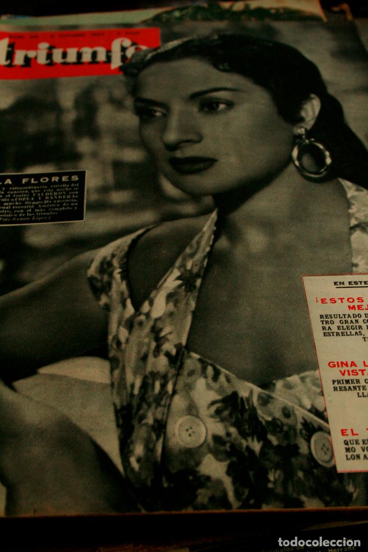 Coleccionismo de Revistas y Peri&oacute;dicos: LOLA FLORES  GINA LOLLOBRIGIDA  AUDREY HEPBURN  CARMEN SEVILLA  PETER DAMON  1954