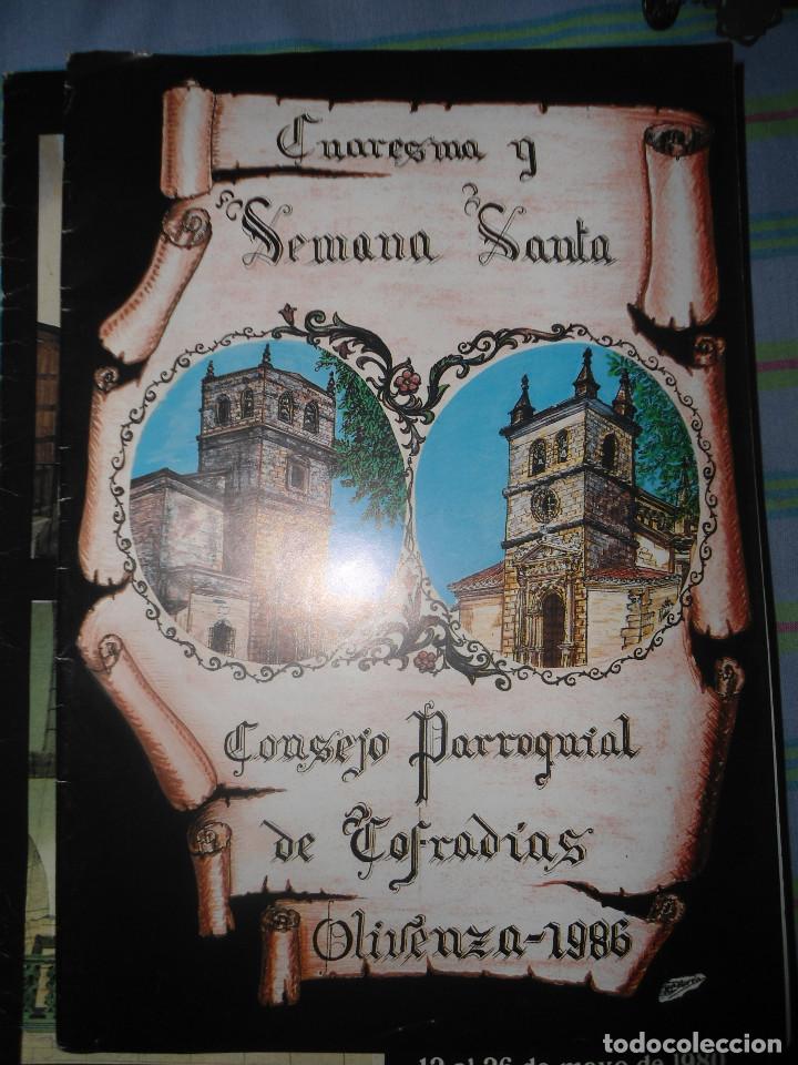 Coleccionismo de Revistas y Peri&oacute;dicos: ANTIGUA REVISTA SEMANA SANTA OLIVENZA - BADAJOZ - 1986