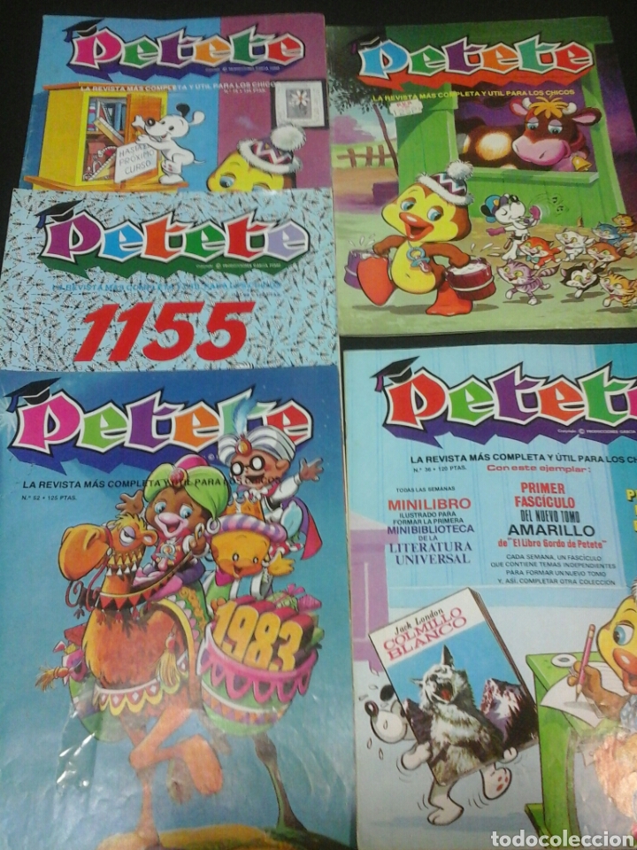 Coleccionismo de Revistas y Peri&oacute;dicos: Revistas petete cinco