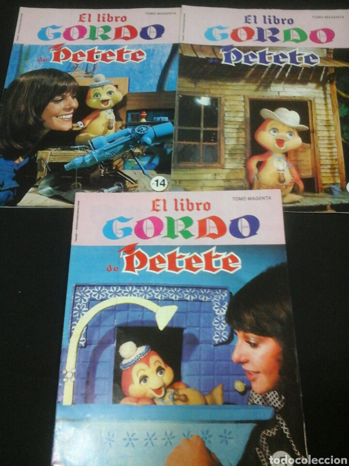 Coleccionismo de Revistas y Peri&oacute;dicos: Revistas libro gordo de petete.tomo magenta n&uacute;meros  5,8 y 14