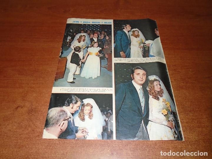 Coleccionismo de Revistas y Peri&oacute;dicos: CLIPPING 1972: BODA DE JAIME MOREY Y MAR&Iacute;A MOLLEJO