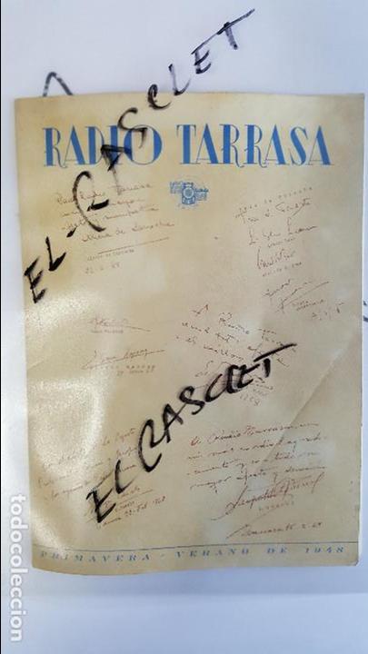 Collezionismo di Riviste e Giornali: ANTIGUA  REVISTA  DE  RADIO  TARRASA    PRIMAVERA   VERANO   DE  1948  - N&ordm; 58-