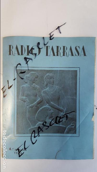Collezionismo di Riviste e Giornali: ANTIGUA  REVISTA  DE  RADIO  TARRASA    4&ordm;  TRIMESTRE    DE  1945  - N&ordm; 48-