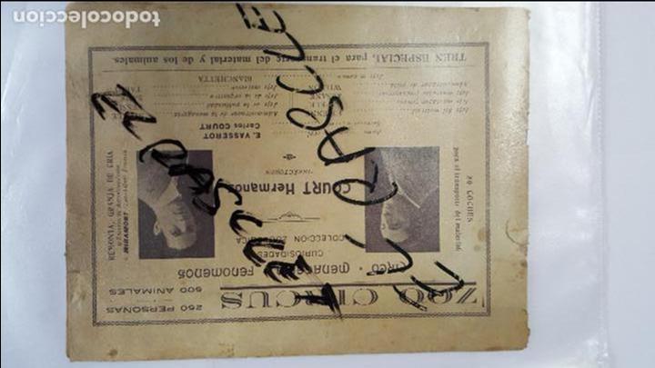 Collection Magazines and Newspapers: ANTIGUA   REVISTA   DEL  -  ZOO - CIRCUS  -  DEL A&Ntilde;O 1925  -