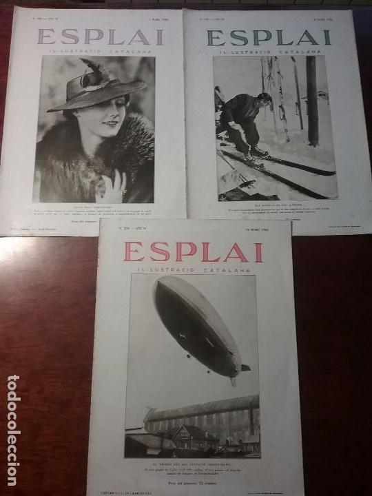 Collezionismo di Riviste e Giornali: 6 REVISTES ESPLAI IL-LUSTRACIO CATALANA 1936
