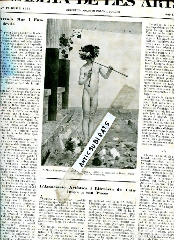 Collection Magazines and Newspapers: REVISTA ANY 1925 ARCADI MAS FONDEVILA ANGEL FARRAN RIDARD URGELL JOSEP MONGRELL ELISEU MEYFREN