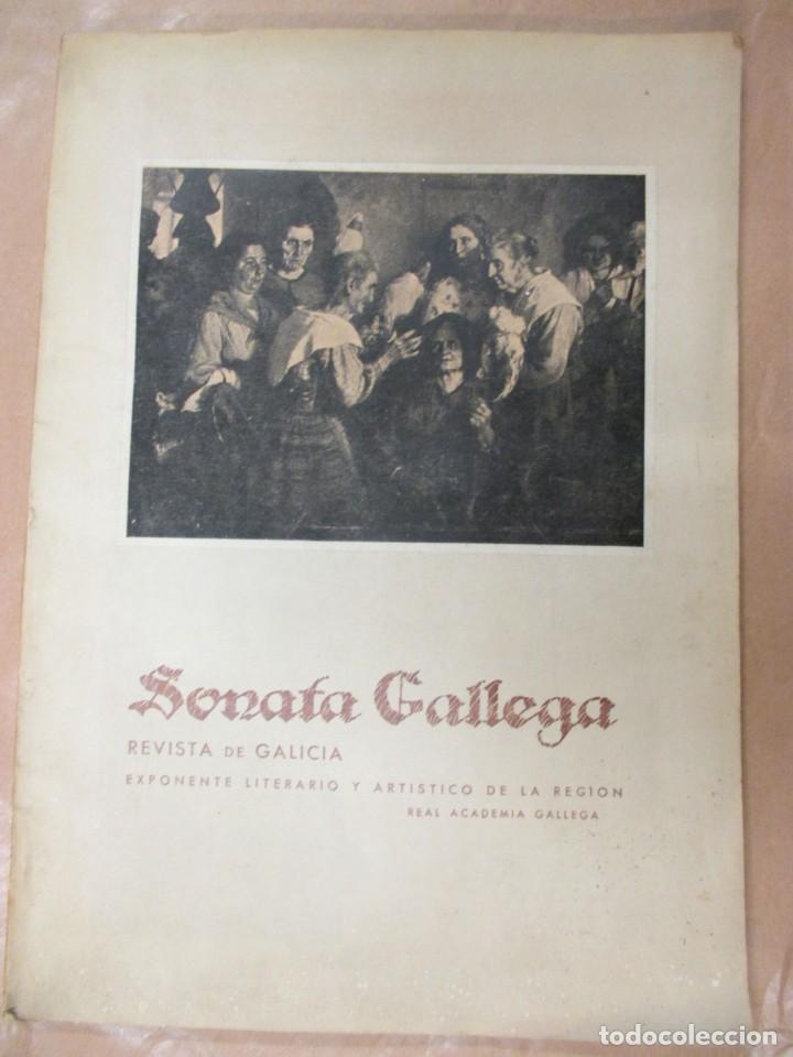 GALICIA - REVISTA SONATA GALLEGA 4º TRIMESTRE 1949 - EDITA RAG + INFO (Coleccionismo - Revistas y Periódicos Modernos (a partir de 1.940) - Otros)