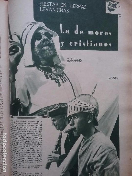 Colecionismo de Revistas e Jornais: MOROS Y CRISTIANOS.4 HOJAS DE REVISTA A&Ntilde;OS 1930.ALCOY