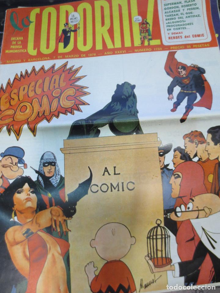 Coleccionismo de Revistas y Peri&oacute;dicos: REVISTA LA CODORNIZ N&ordm; 1759  A&Ntilde;O XXXVI 7 DE MARZO 1976