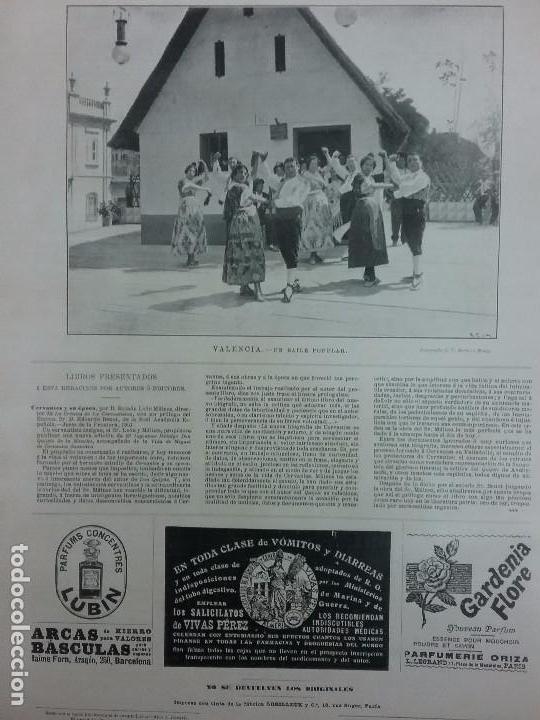 Coleccionismo de revistas y peri&oacute;dicos: VALENCIA UN BAILE POPULAR.A&Ntilde;O 1903.REVISTA