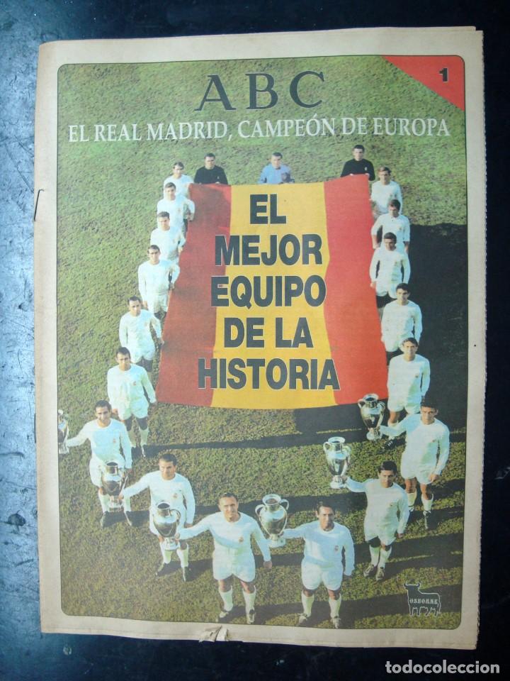 Coleccionismo de Revistas y Peri&oacute;dicos: Revista, suplemento periodico abc, futbol real madrid