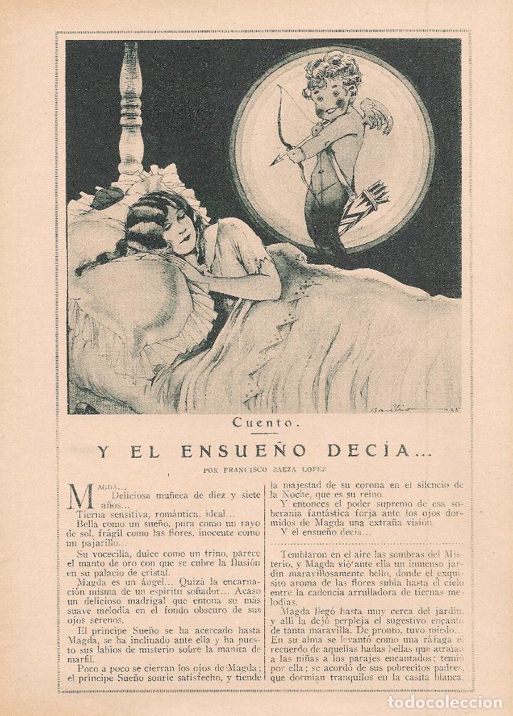 Collectionnisme de Revues et Journaux: Cuentos: Y el ensue&ntilde;o dec&iacute;a&hellip; / Francisco Baeza L&oacute;pez  - 1925