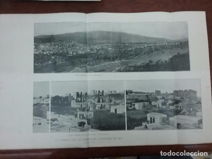 Coleccionismo de revistas y peri&oacute;dicos: FEZ.LA GUERRA CIVIL EN MARRUECOS .PANORAMA DE FEZ.A&Ntilde;O 1903.  75 cm X 37 cm