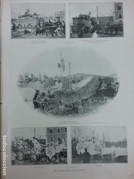 Coleccionismo de revistas y peri&oacute;dicos: EL CARNAVAL EN MADRID.REVISTA 1903.PREMIOS CARNAVAL 1903 MADRID.