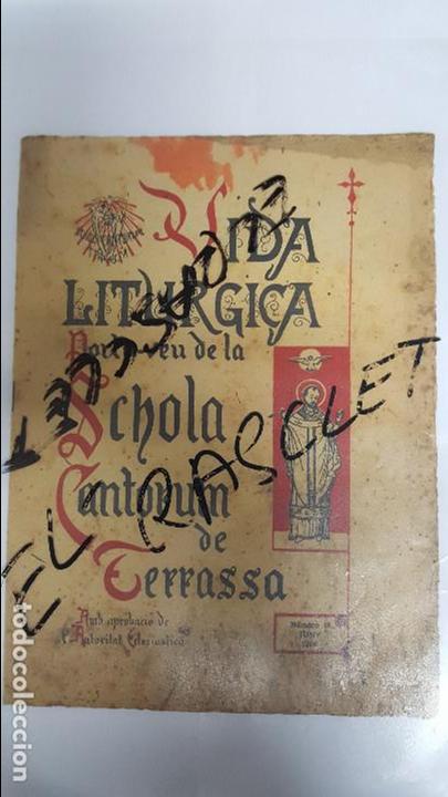 Collection Magazines and Newspapers: ANTIGUA REVISTA .- VIDA LITURGICA - PORTA-VEU DE LA SCHOLA CANTORUM DE TERRASSA - ANY 1918 -
