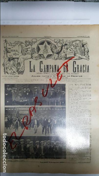 Collection Magazines and Newspapers: ANTIGUA  REVISTA  - LA  CAMPANA  DE  GRACIA - ANY - LVII - BATALLADA  2985 - 4 SEPTEMBRE  DE 1926 -