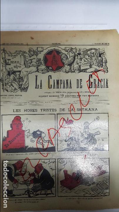 Collection Magazines and Newspapers: ANTIGUA  REVISTA  - LA  CAMPANA  DE  GRACIA - ANY - LVII - BATALLADA  2825 - 11 D. AGOST  DE 1923 -