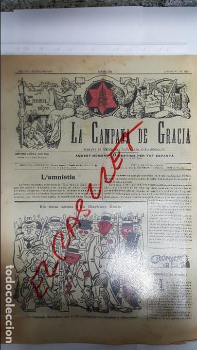 Collection Magazines and Newspapers: ANTIGUA  REVISTA  - LA  CAMPANA  DE  GRACIA - ANY - LVII - BATALLADA  2826 - 18 D. AGOST  DE 1923 -