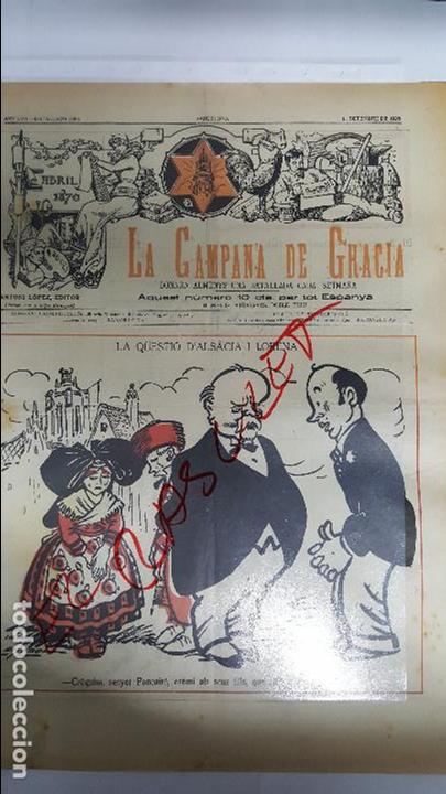 Coleccionismo de revistas y peri&oacute;dicos: ANTIGUA  REVISTA  - LA  CAMPANA  DE  GRACIA - ANY - LVII - BATALLADA  2986 - 11 SEPTEMBRE DE 1926 -