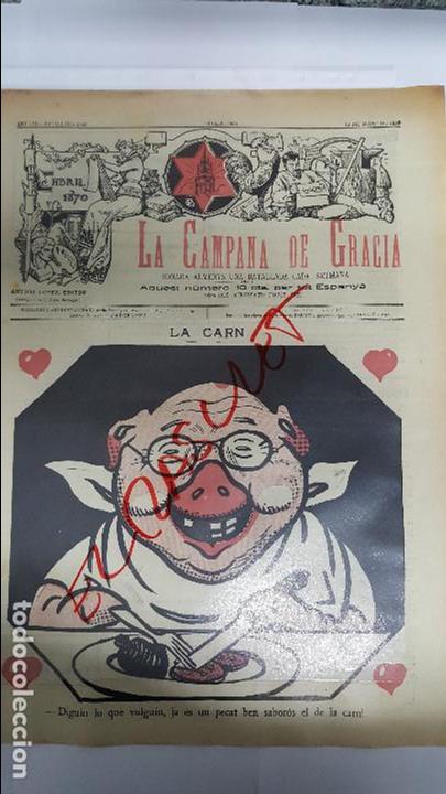 Coleccionismo de revistas y peri&oacute;dicos: ANTIGUA  REVISTA  - LA  CAMPANA  DE  GRACIA - ANY - LVII - BATALLADA  2960 -  13 MAR&Ccedil; DE 1926 -