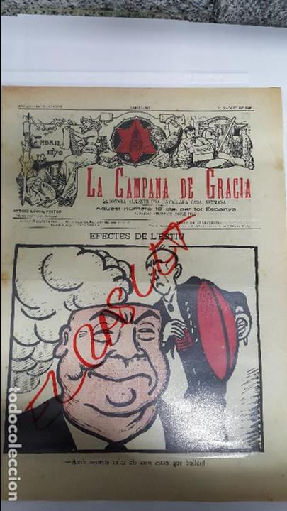 Coleccionismo de revistas y peri&oacute;dicos: ANTIGUA  REVISTA  - LA  CAMPANA  DE  GRACIA - ANY - LVII - BATALLADA  2983 - 21 D , AGOST DE  1926 -