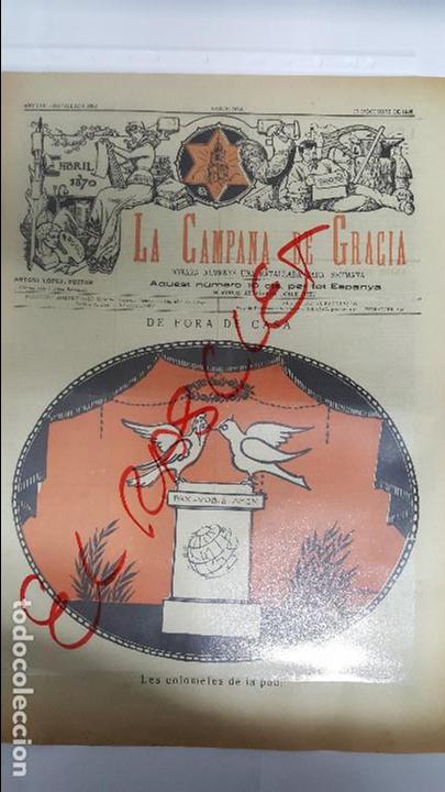 Coleccionismo de revistas y peri&oacute;dicos: ANTIGUA  REVISTA  - LA  CAMPANA  DE  GRACIA - ANY - LVII - BATALLADA  2992 -  23 OCTUBRE 1926 -
