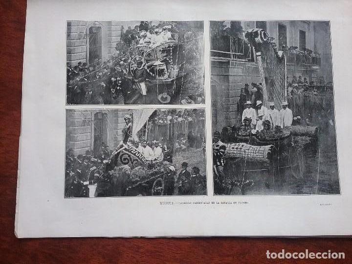 Coleccionismo de revistas y peri&oacute;dicos: MURCIA BATALLA DE FLORES REVISTA A&Ntilde;O 1903. CARROZAS