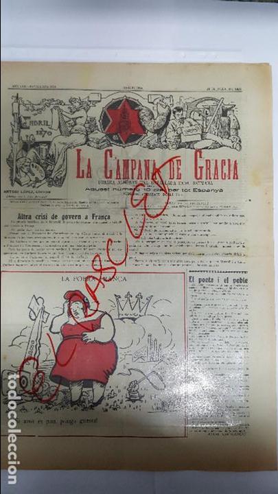 Coleccionismo de revistas y peri&oacute;dicos: ANTIGUA  REVISTA  - LA  CAMPANA  DE  GRACIA - ANY - LVII - BATALLADA  2979 -  24 JULIOL 1926 -