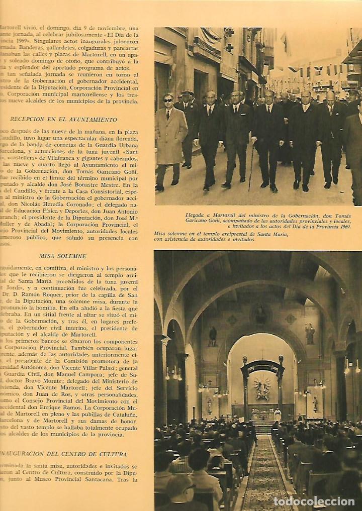 Sammeln von Zeitschriften und Zeitungen: A&Ntilde;O 1969 MARTORELL DIA DE LA PROVINCIA INAUGURACION PISCINA CUBIERTA ILUMINACION PONT DEL DIABLE