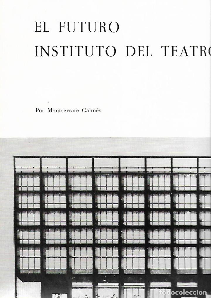 Colecionismo de Revistas e Jornais: A&Ntilde;O 1966 INSTITUT DEL TEATRE ELISABETS NUEVO EDIFICIO INAUGURACION MUSEO BADALONA MUSEO TOSSA DE MAR