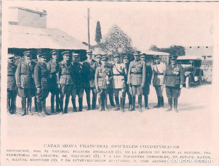 Coleccionismo de revistas y peri&oacute;dicos: * GUERRA DE MARRUECOS * Legi&oacute;n de honor al general Riquelme   -1925