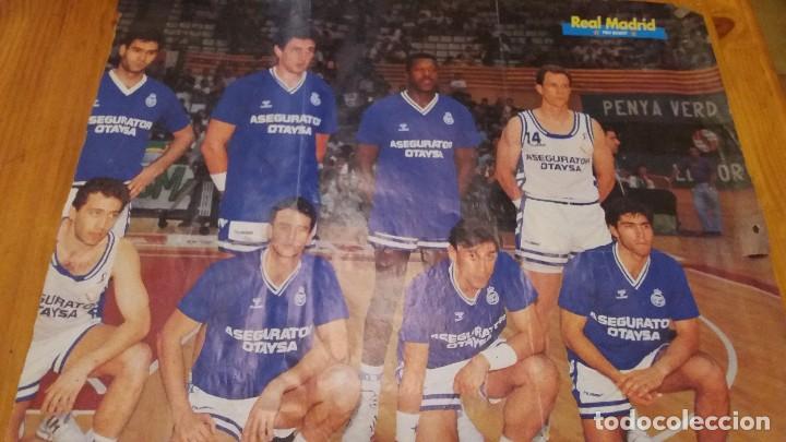 Sammeln von Zeitschriften und Zeitungen: Poster de real Madrid fiba basket