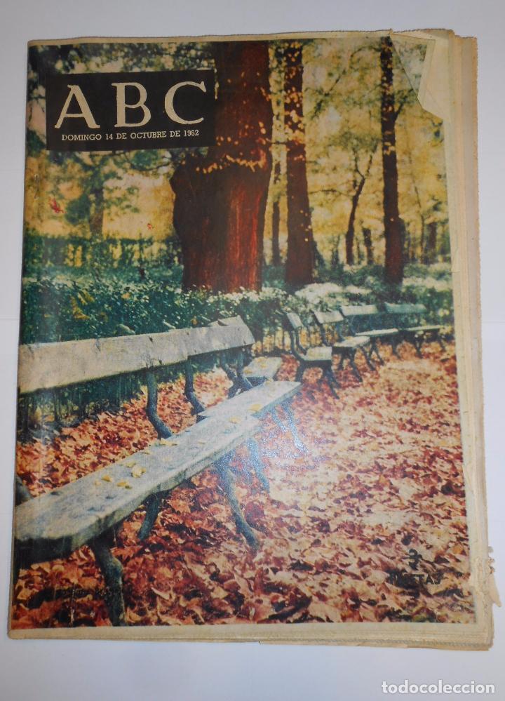 Coleccionismo de revistas y peri&oacute;dicos: PERIODICO ABC DOMINGO 14 DE OCTUBRE DE 1962. PORTADA OTO&Ntilde;O. TDKR24