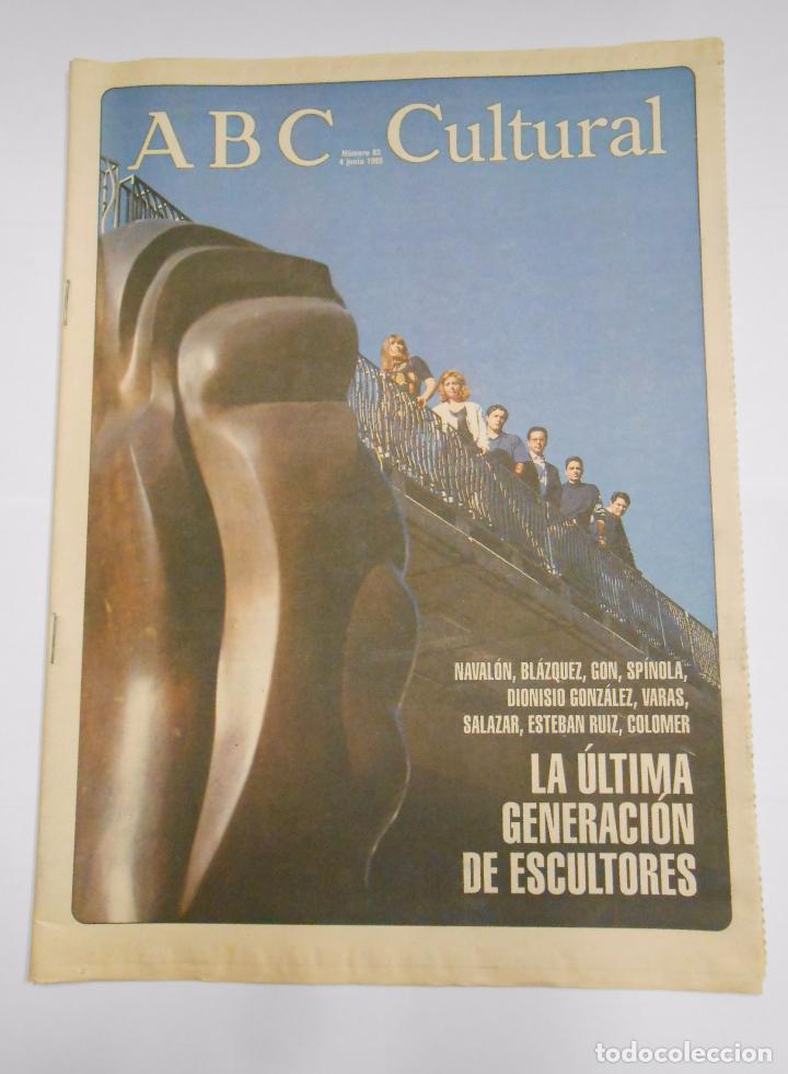 Coleccionismo de revistas y peri&oacute;dicos: ABC CULTURAL N&ordm; 83. 4 DE JUNIO DE 1993. LA ULTIMA GENERACION DE ESCULTORES. NAVALON, SPINOLA. TDKR24