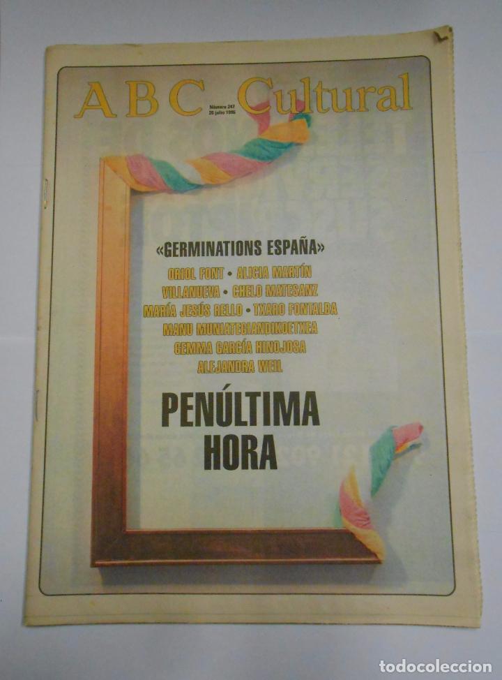 Coleccionismo de revistas y peri&oacute;dicos: ABC CULTURAL N&ordm; 247. 26 DE JULIO DE 1996. GERMINATIONS ESPA&Ntilde;A. TDKR24