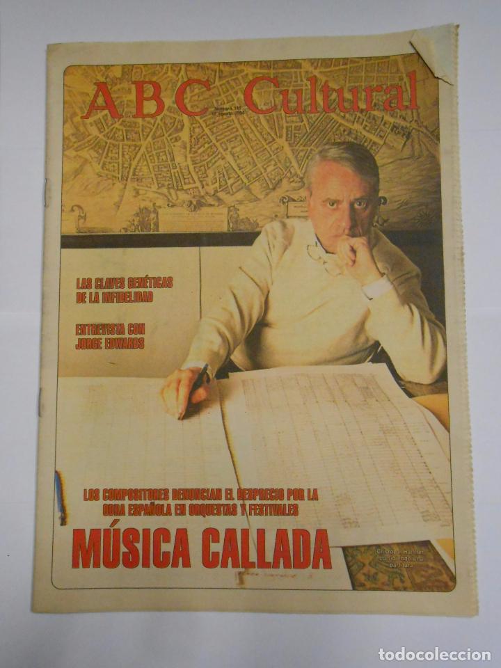 Coleccionismo de revistas y peri&oacute;dicos: ABC CULTURAL N&ordm; 145. 12 DE AGOSTO DE 1994. ENTREVISTA JORGE EDWARDS. TDKR24