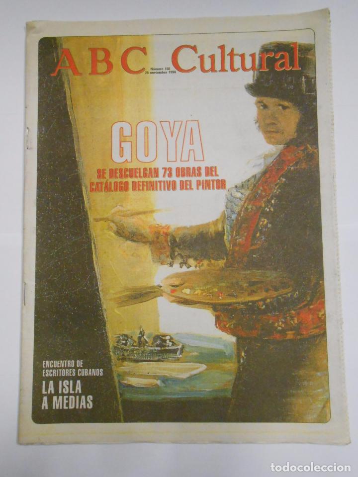 Coleccionismo de revistas y peri&oacute;dicos: ABC CULTURAL N&ordm; 160. 25 DE NOVIEMBRE DE 1994. GOYA SE DESCUELGAN 73 OBRAS DEL CATALOGO. TDKR24