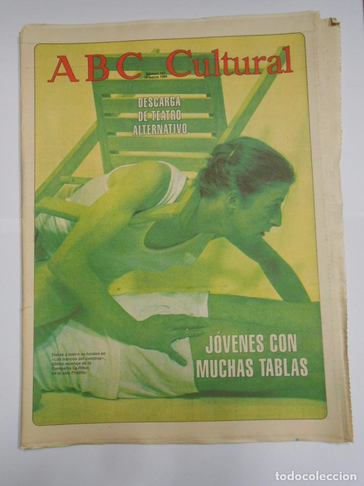 Coleccionismo de revistas y peri&oacute;dicos: ABC CULTURAL N&ordm; 123. 11 DE MARZO DE 1994. DESCARGA DE TEATRO ALTERNATIVO. TDKR24