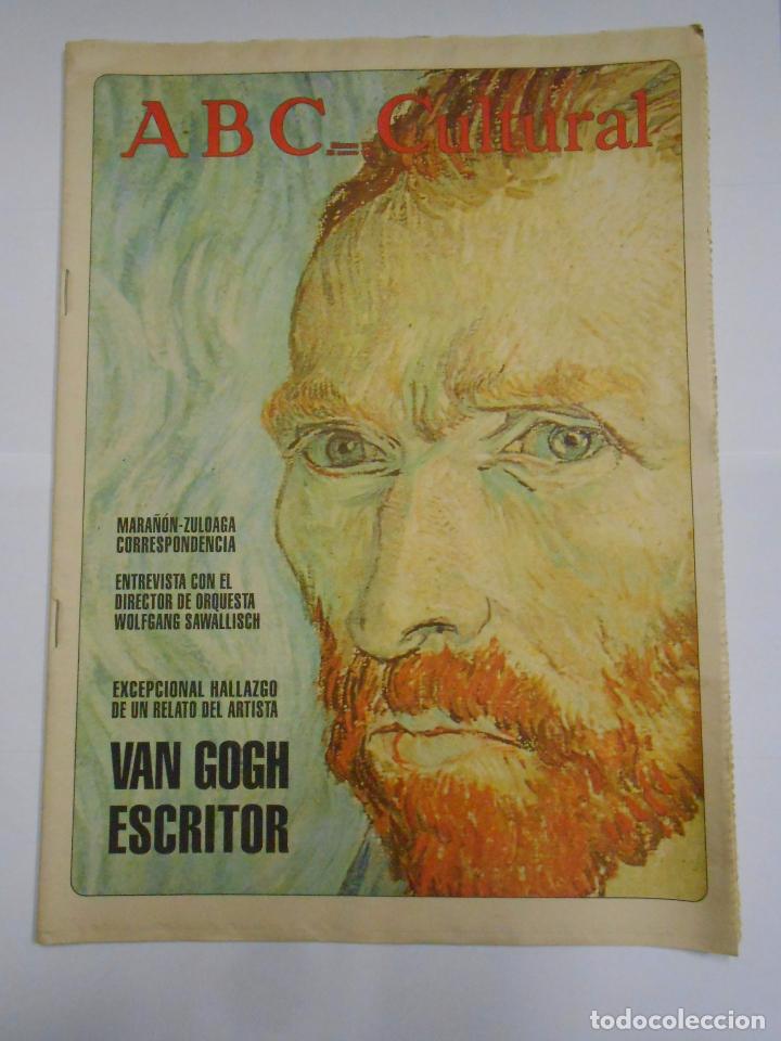 Coleccionismo de revistas y peri&oacute;dicos: ABC CULTURAL N&ordm; 125. 25 DE MARZO DE 1994. VAN GOGH ESCRITOR. TDKR24