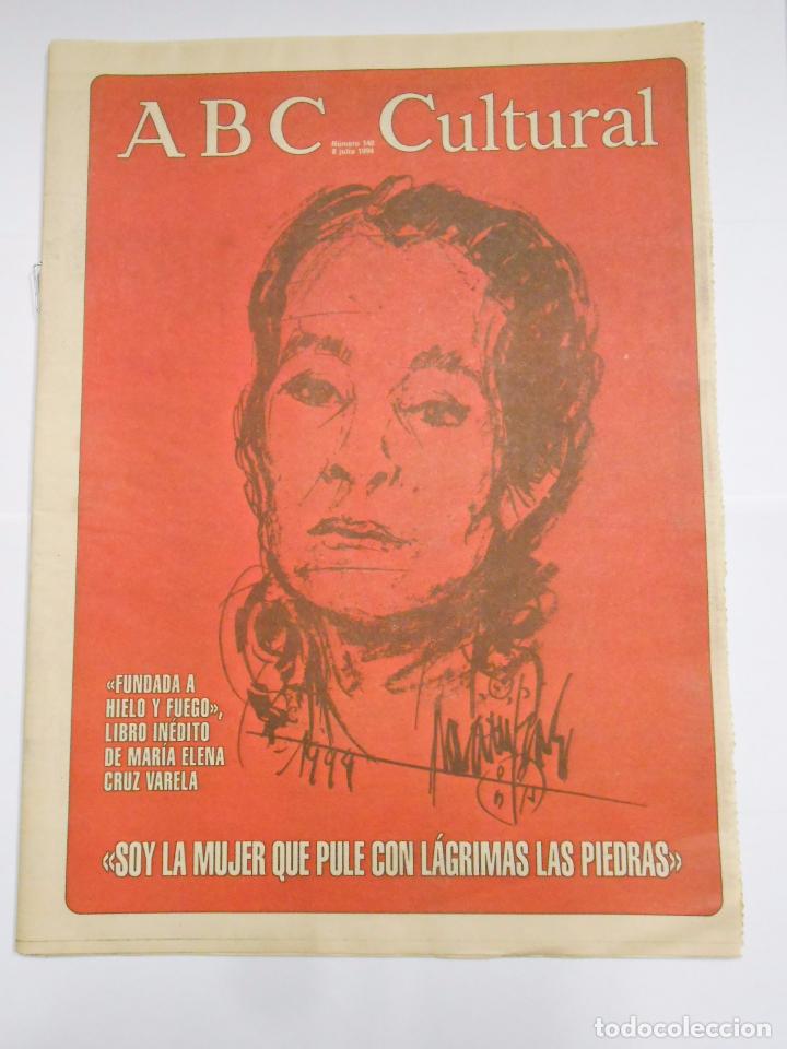 Coleccionismo de revistas y peri&oacute;dicos: ABC CULTURAL N&ordm; 140. 8 DE JULIO DE 1994. LIBRO INEDITO DE MARIA ELENA CRUZ VARELA. TDKR24
